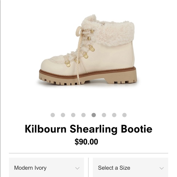 kilbourn shearling bootie